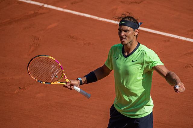 纳达尔第14次闯入法网四强 一惊人纪录却被中断